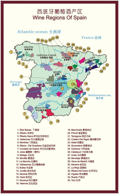 史上最全世界葡萄酒产区图，意大利竟是整一个国家。。。-酒先生