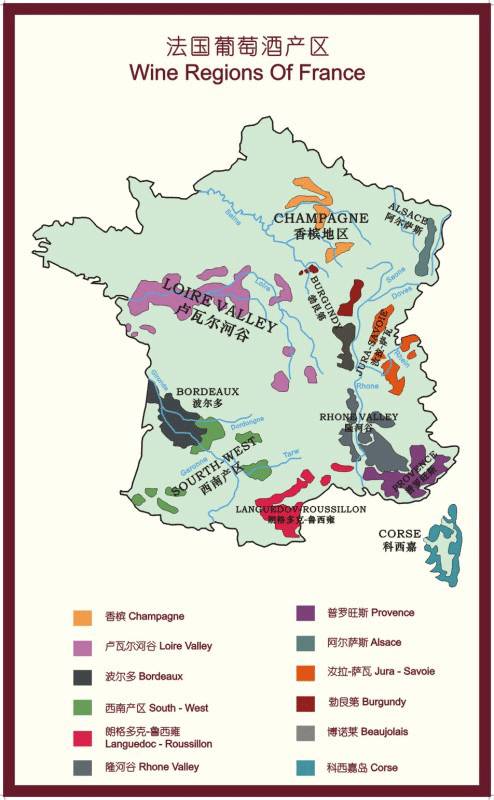 史上最全世界葡萄酒产区图，意大利竟是整一个国家。。。-酒先生